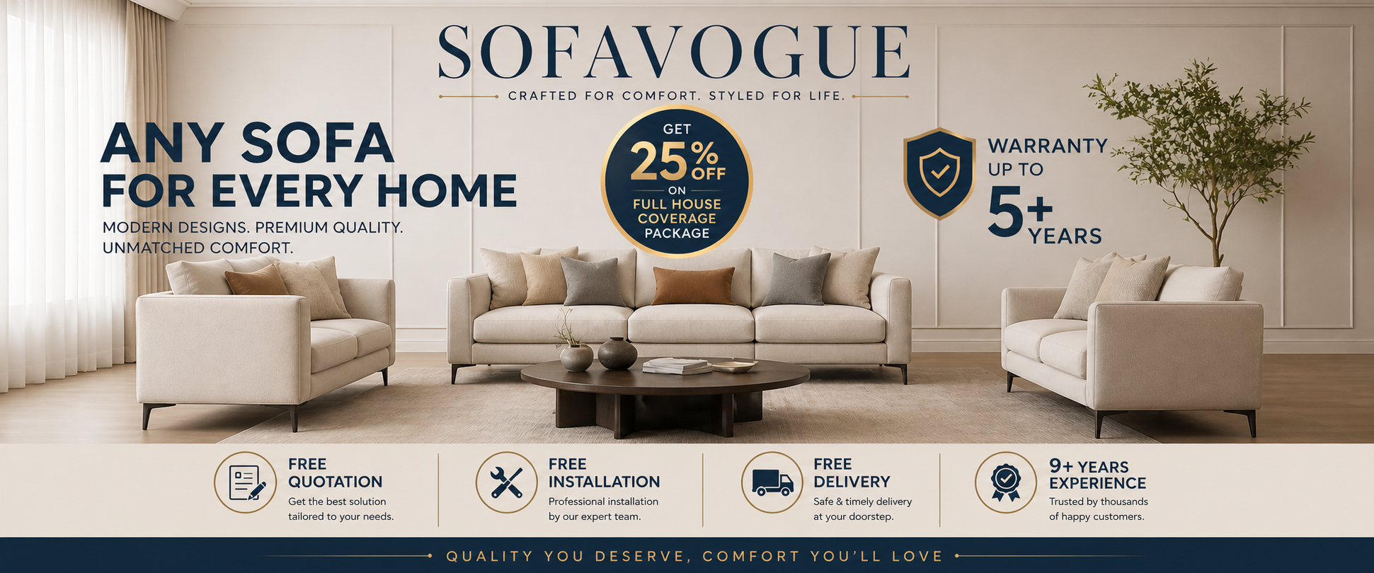 Luxury sofa lifestyle